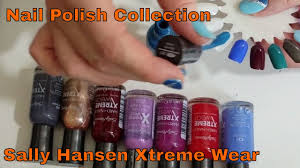 Nail Polish Collection Part 1 Sally Hansen Xtreme Wear Wheel Swatches