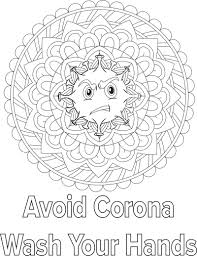 Download and print free pop it circle coloring pages. Coronavirus Adult Coloring Page