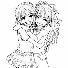 f best friends forever coloring page
