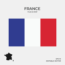 Map showing france with the french flag. France Flag And Map 2046026 Vector Art At Vecteezy