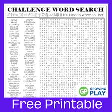 difficult word search puzzle free