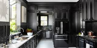 black and white kitchen home