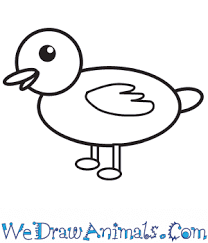 Baby animal drawings art drawings for kids drawing for kids easy drawings art for kids cartoon cartoon cartoon drawings cartoon images cute baby duck artwork on canvas. How To Draw A Simple Duck For Kids