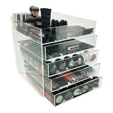 acrylic cosmetic makeup organizer