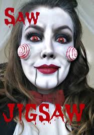 Juego macabro un hombre llamado adam se despierta disfraz de juegos macabros mujer. Jigsaw Muneco Saw Halloween Halloween Disfraces Maquillaje