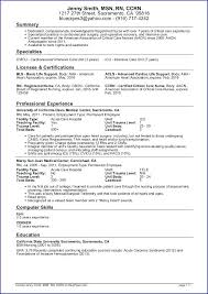 Entry Level Registered Nurse Resume Objective For New Graduate