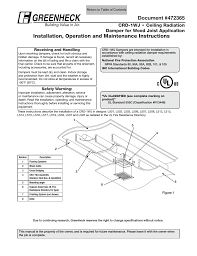 For wood truss ul design numbers: Crd 1wj Greenheck Ceiling Radiation Dampers 826252 User Manual Page 14 32 Original Mode