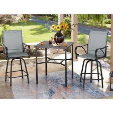 Phi Villa 3 Piece Metal Outdoor Patio