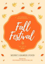 Fall Festival Flyer Template Fall Festival Free Flyer Psd Template
