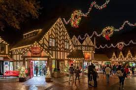 christmas town at busch gardens in