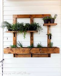 Another pallet recycling idea is to fix a wooden pallet to the wall and arrange small planter boxes on it. 45 Easy And Amazing Diy Wooden Planter Box Ideas You Can Make