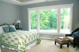 Windows White Bedroom Design Green