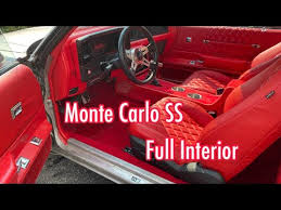 80s Monte Carlo Ss L Full Interior L