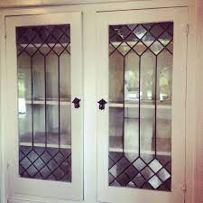 Leaded Glass Door Glass Cabinet Doors
