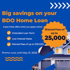 bdo home loan bank home loan istance