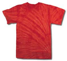 Hand Dyed Tie Dye T Shirt Size Small Red Sunrise Hanes Comfort Soft Ebay