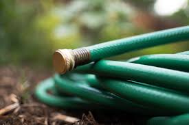 a soaker hose out of an old garden hose