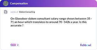 On Glassdoor Slalom Consultant Salary