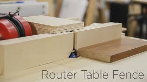 adjule router table fence jays
