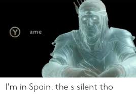 Orange is the new shah. I M In Spain The S Silent Tho Spain Meme On Me Me