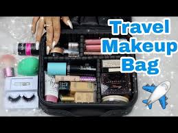 travel makeup bag how to pack makeup