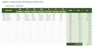 17 free timesheet and time card