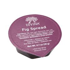 divina fig spread portion cups 120