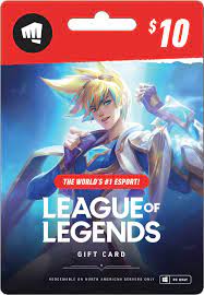 league of legends game card