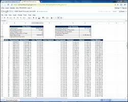 Loan Zation Table Excel Payoff Template Schedule Download With Extra