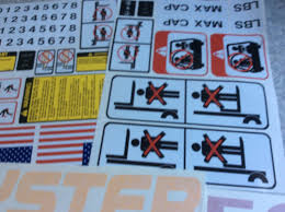 hyster forklift decal complete kit