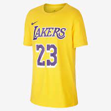 All the best los angeles lakers gear, lakers nba champs appare. Lebron James Los Angeles Lakers Nike Nba T Shirt Fur Altere Kinder Nike Lu