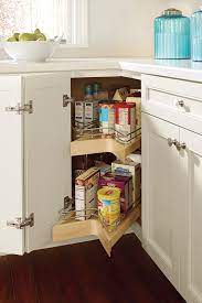 lazy susan cabinet with pull out