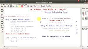 calculate subnet mask from ip address