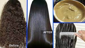When people ask how to straighten hair naturally? How To Straighten Your Curly Hair Naturally At Home Permanent Hair Straightening At Home Youtube Dogal Bukleli Sac Dogal Sac Sac Bakimi