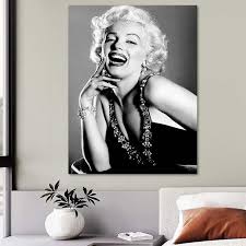 Photo Print Marilyn Monroe Canvas Retro