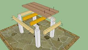 Patio Table Plans Howtospecialist