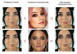 makeup look with artificial intelligence