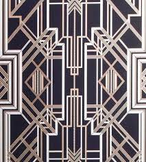 Great Gatsby Iconic Art Deco Wallpaper