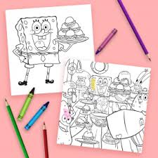 coloring pages nickelodeon pas