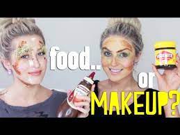 household makeup challenge food only