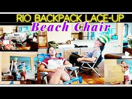 backpack folding beach chair