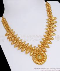 1 gram gold necklace mullaipoo