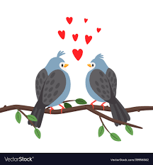 love bird couple stock ilration of