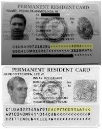 fake permanent resident card