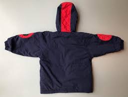 Orangesandlemonsjnr Winter Coat 12 18 Months Boy Jacket Padded 1990s Retro Hooded Teddy Bear