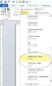 Solution How Would You Print Index Cards In Word 3 X 5