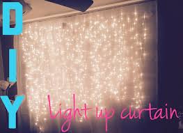 Diy Light Up Curtain Diy Headboard With Lights Light Curtains Bedroom Headboard Curtains