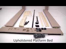Mantua Upholstered Platform Bed Setup