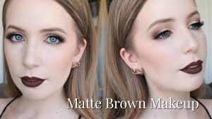 chocolate brown makeup for very pale