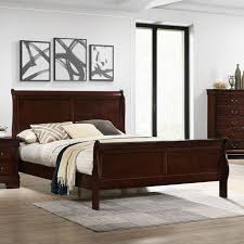 Louis Philippe Sleigh Bed Cherry By